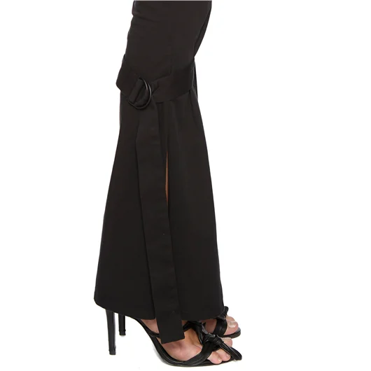 NOSTRASANTISSIMA PANTALONE A ZAMPA IN STRETCH Spedizione Gratuita