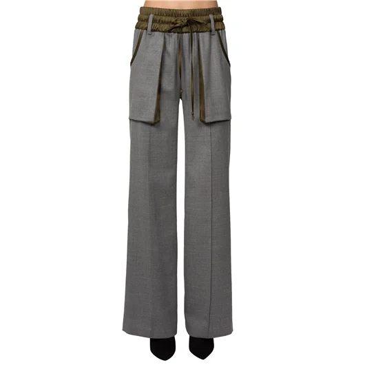 ANDREA YA'AQOV PANTALONE AMPIO LUNGO CARGO Fino Al -60%