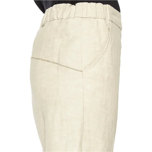 NOSTRASANTISSIMA PANTALONE BAGGY CON IMPUNTURE Shopping Online