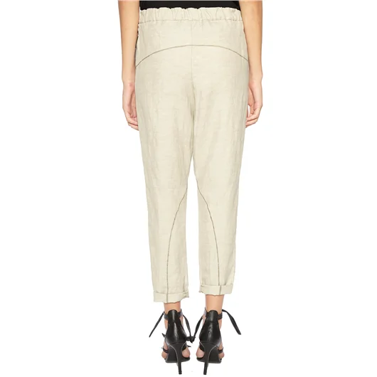 NOSTRASANTISSIMA PANTALONE BAGGY CON IMPUNTURE Shopping Online