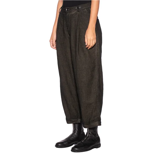 MASNADA PANTALONE BAGGY IN CANAPA E LANA Prezzo Ridotto