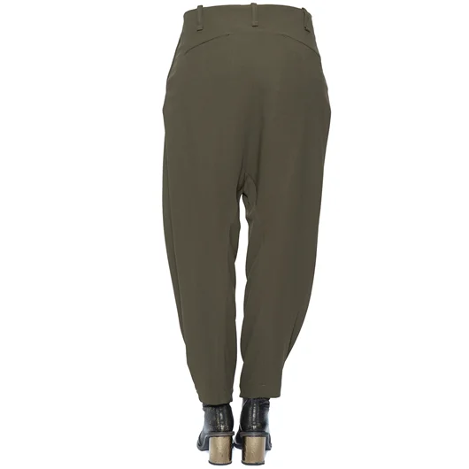 MASNADA PANTALONE BAGGY IN VISCOSA Sottocosto