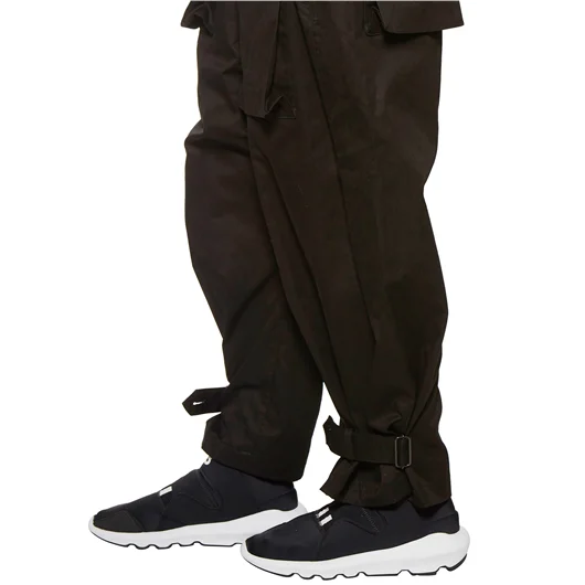 YOHJI YAMAMOTO PANTALONE IN GABARDINE VITA ALTA Saldi
