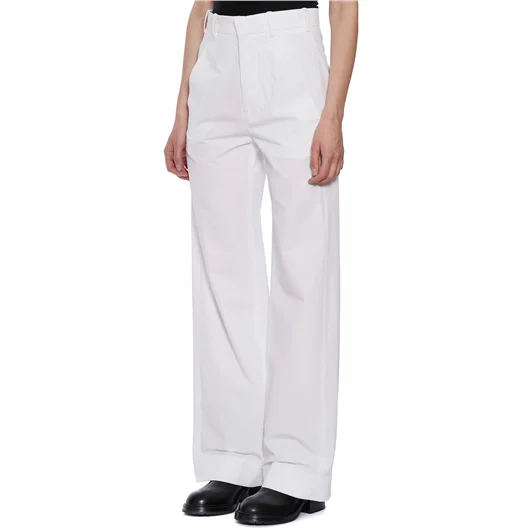 ANN DEMEULEMEESTER PANTALONE IN RASO ANNEKE Vendita Calda