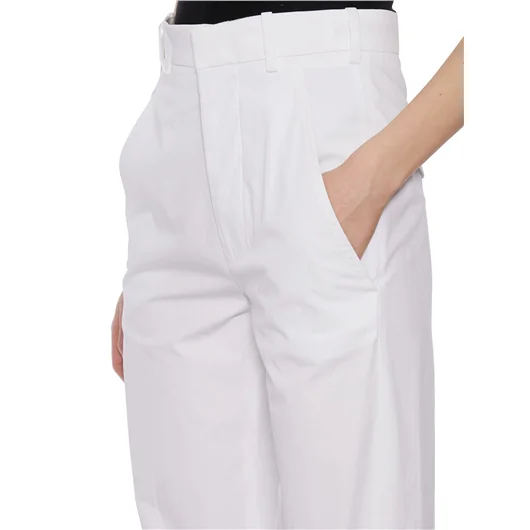 ANN DEMEULEMEESTER PANTALONE IN RASO ANNEKE Vendita Calda