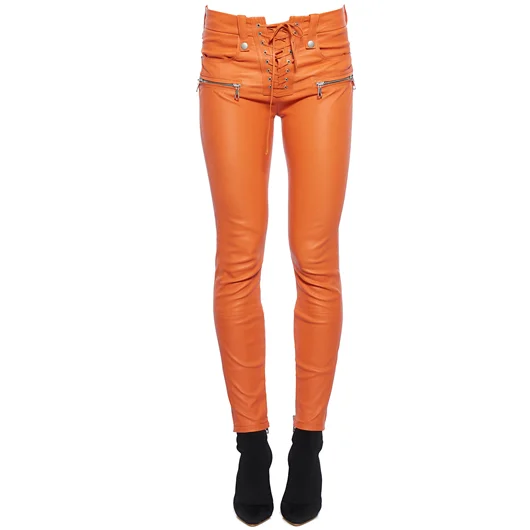 BEN TAVERNITI UNRAVEL PANTALONE SKINNY LACE UP Spedizione Gratuita
