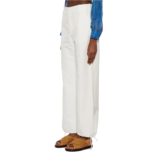 MARNI PANTALONI CARGO IN COTONE E LINO Prezzo Ridotto