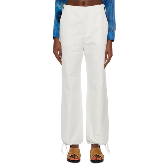 MARNI PANTALONI CARGO IN COTONE E LINO Prezzo Ridotto