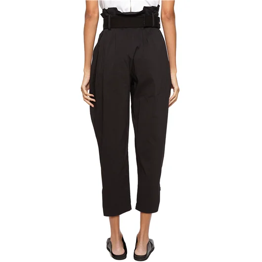 NU PANTALONI IN COTONE HIGH WAIST Novità