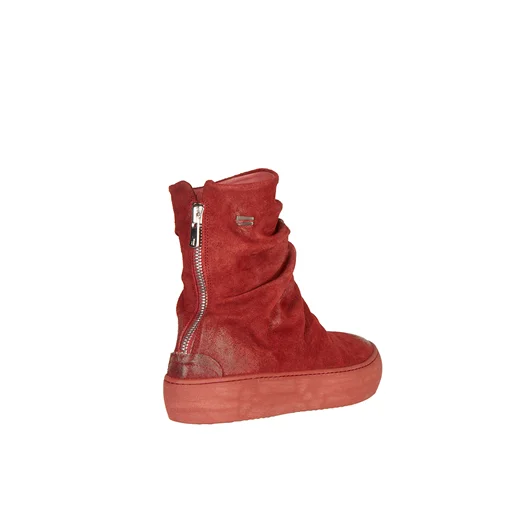 THE LAST CONSPIRACY SLIPON ALTA IN PELLE CON ZIP Italia
