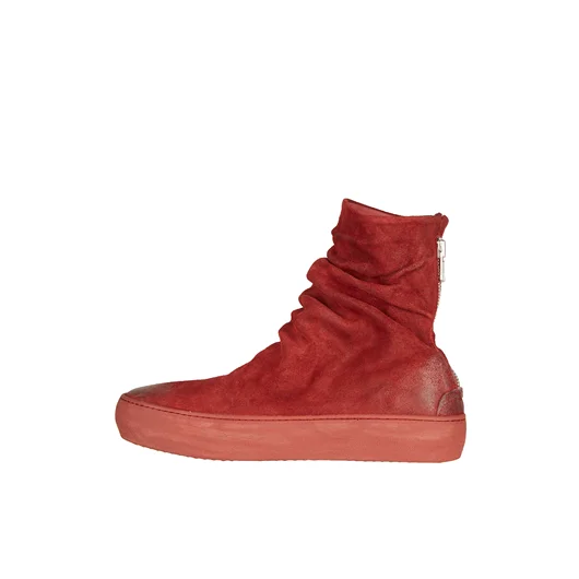 THE LAST CONSPIRACY SLIPON ALTA IN PELLE CON ZIP Italia