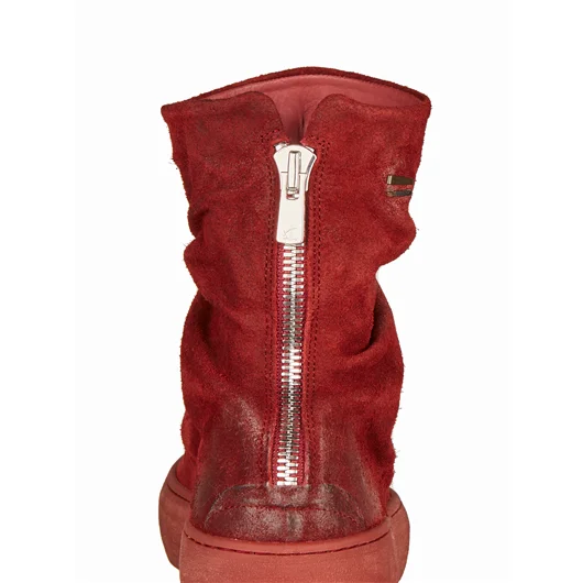 THE LAST CONSPIRACY SLIPON ALTA IN PELLE CON ZIP Italia