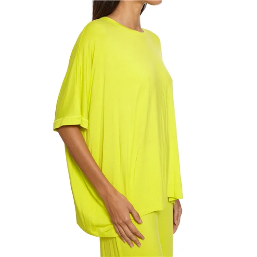NU T-SHIRT GIROCOLLO IRREGOLARE In Linea