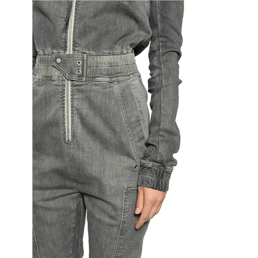 RICK OWENS DRKSHDW TUTA INTERA IN DENIM Spedizione Gratuita
