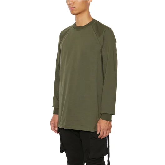 RICK OWENS BASEBALL T-SHIRT IN COTONE Nuova