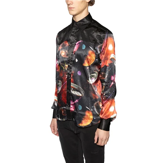 SSS WORLD CORP. CAMICIA FANTASIA ALL OVER Saldi