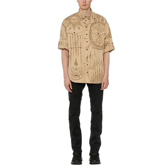 DSQUARED CAMICIA IN COTONE STAMPATA I Più Venduti