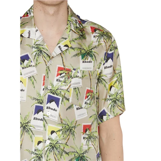 RHUDE CAMICIA IN SETA Nuovo