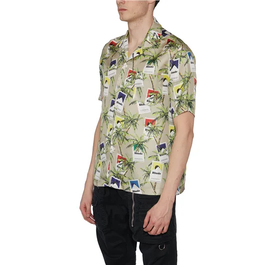 RHUDE CAMICIA IN SETA Nuovo