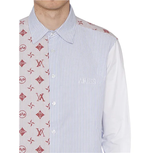 ARIES CAMICIA PATCHWORK IN COTONE Pezzi Unici