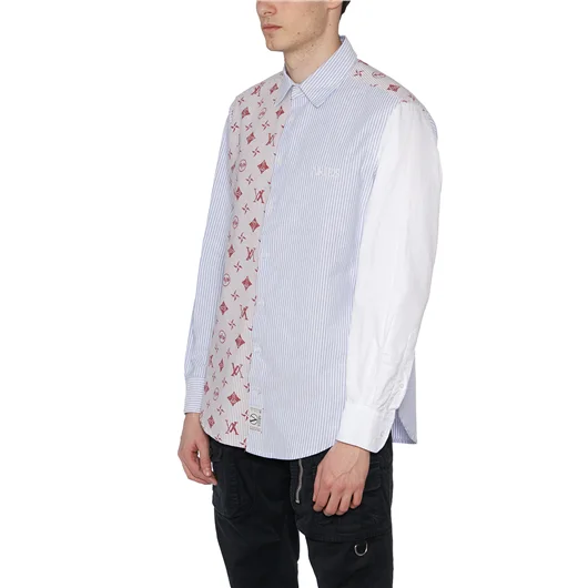 ARIES CAMICIA PATCHWORK IN COTONE Pezzi Unici