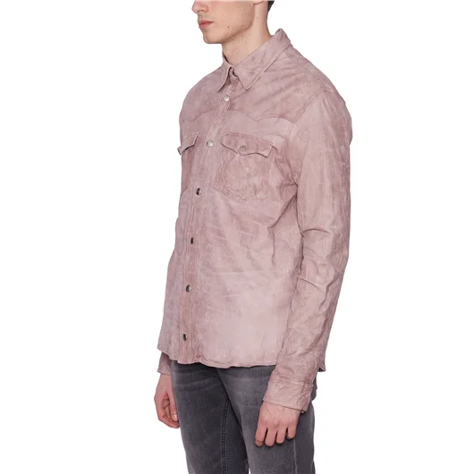GIORGIO BRATO CAMICIA TEXAS IN PELLE Offerta temporanea
