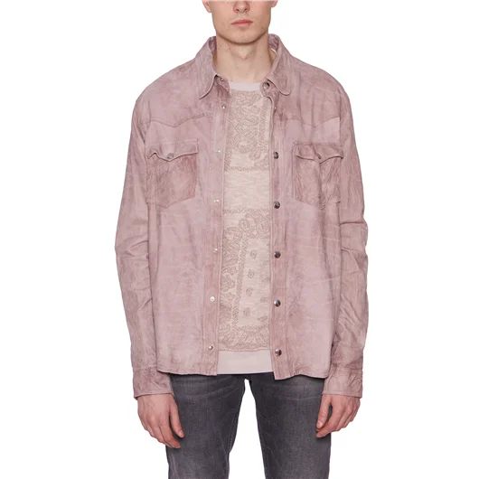 GIORGIO BRATO CAMICIA TEXAS IN PELLE Offerta temporanea