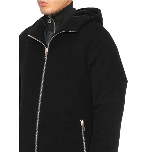 ANDREA YA'AQOV CAPPOTTO IN LANA CON BOMBER Prezzo Ridotto