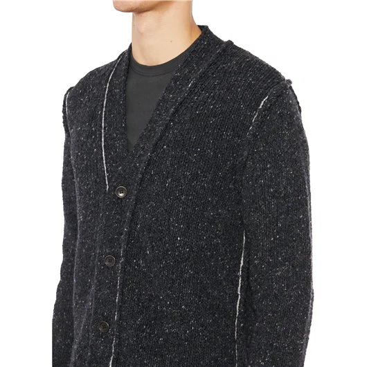 DANIELE ALESSANDRINI CARDIGAN IN LANA Presa