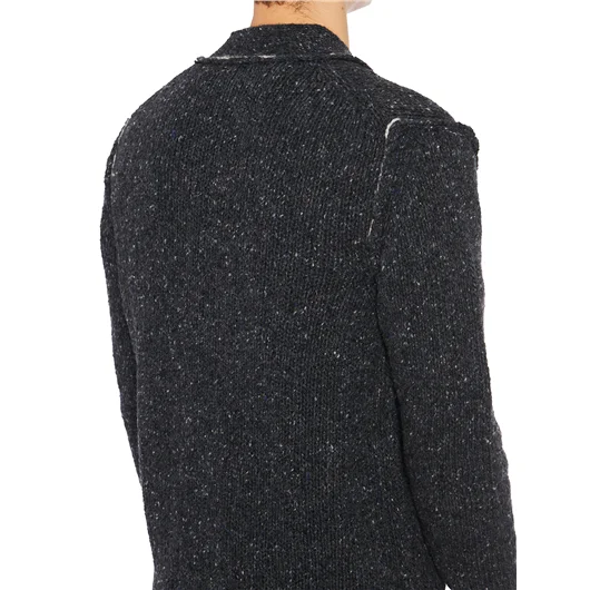 DANIELE ALESSANDRINI CARDIGAN IN LANA Presa