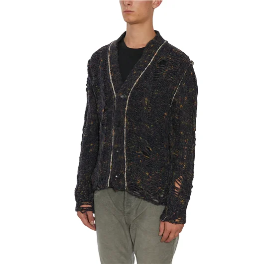 DANIELE ALESSANDRINI CARDIGAN IN MISTO LANA Sconto