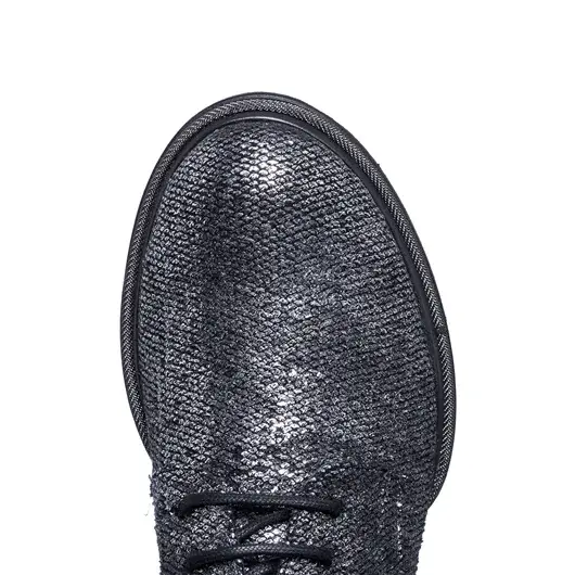 ANN DEMEULEMEESTER DERBY STRINGATA IN ARGENTO Negozio