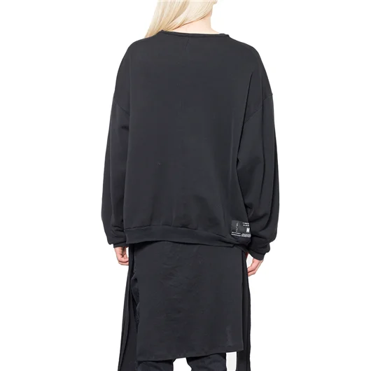 BEN TAVERNITI UNRAVEL FELPA CON PATCHES Super sconto