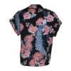 Poems Roma CAMICIA CROP PAVONI AZZUR Spedizione Gratuita