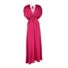 Poems Roma ABITO VESTALE DRAPPEGGIO FUCSIA Prezzo Ridotto