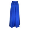 Poems Roma GONNA PIEGHE SPACCO BLU ELETTRIC Outlet