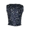 Poems Roma TOP PAILLETTES BLU Outlet