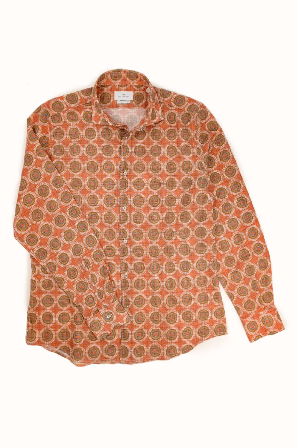﻿Portofiori CAMICIA FANTASIA COTONE Fino Al -60%