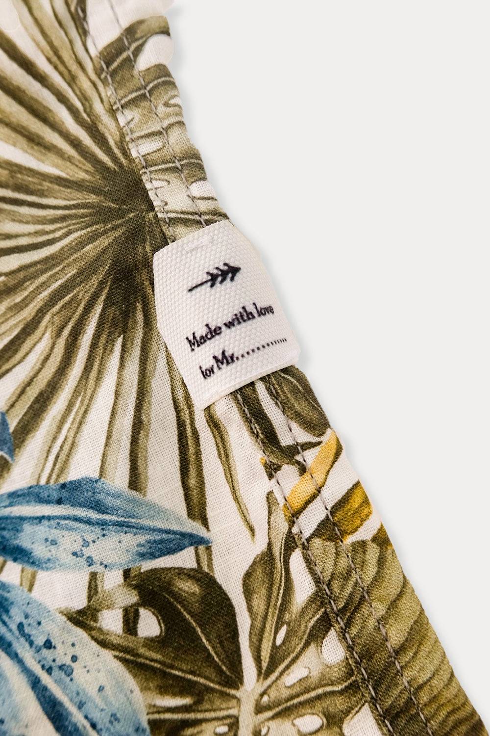 Portofiori CAMICIA FANTASIA MISTO LINO Economico
