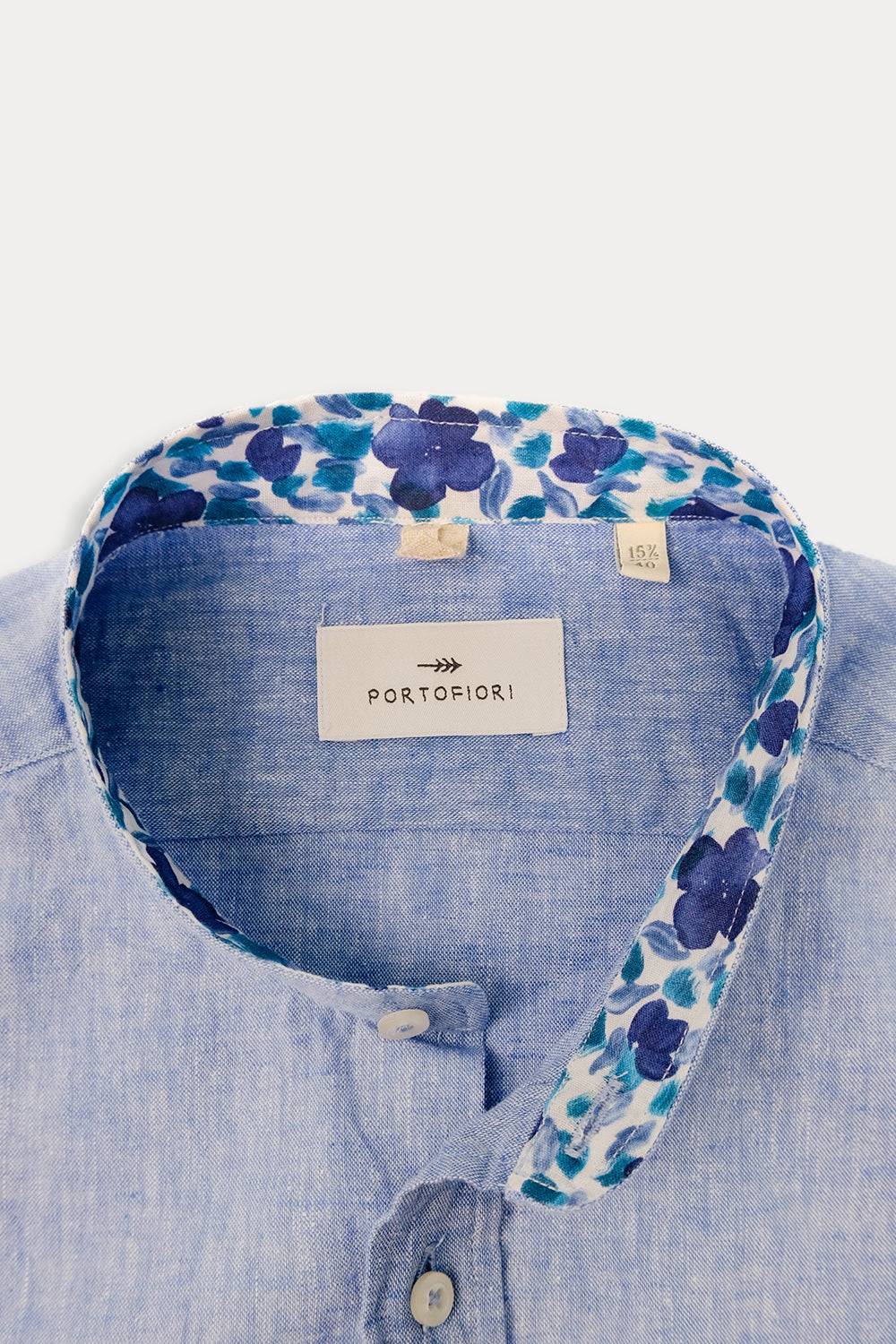 Portofiori CAMICIA KOREA MISTO LINO Vendita Economica