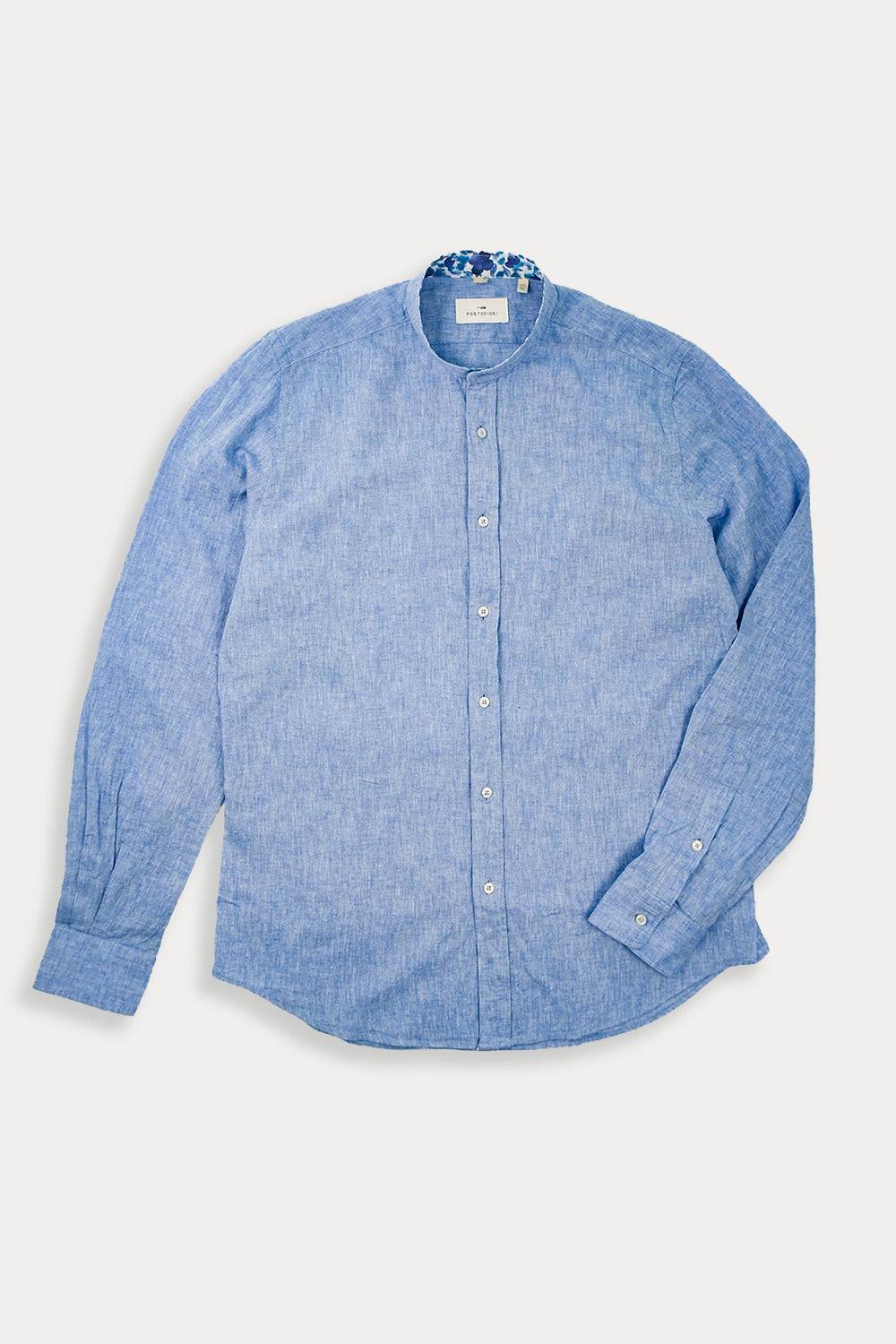 Portofiori CAMICIA KOREA MISTO LINO Vendita Economica