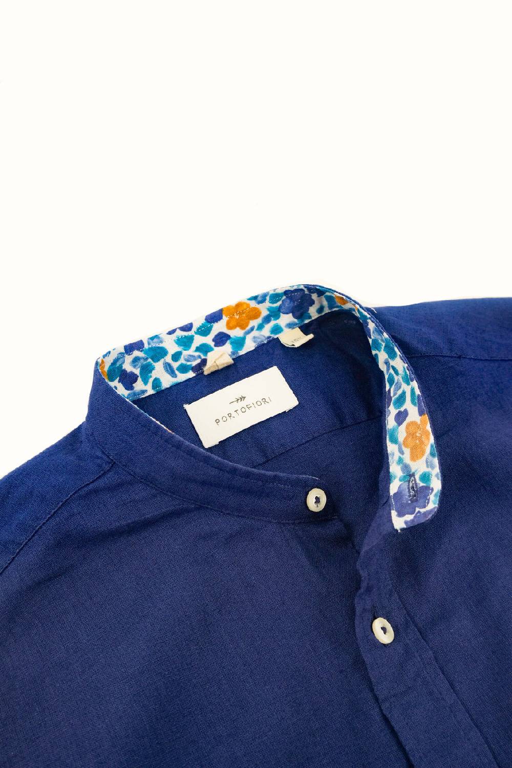 Portofiori CAMICIA KOREA MISTO LINO Vendita Economica