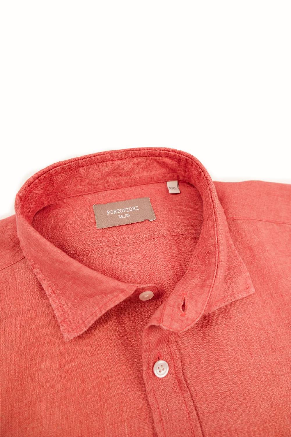 Portofiori CAMICIA PURO LINO Saldi Di Fabbrica