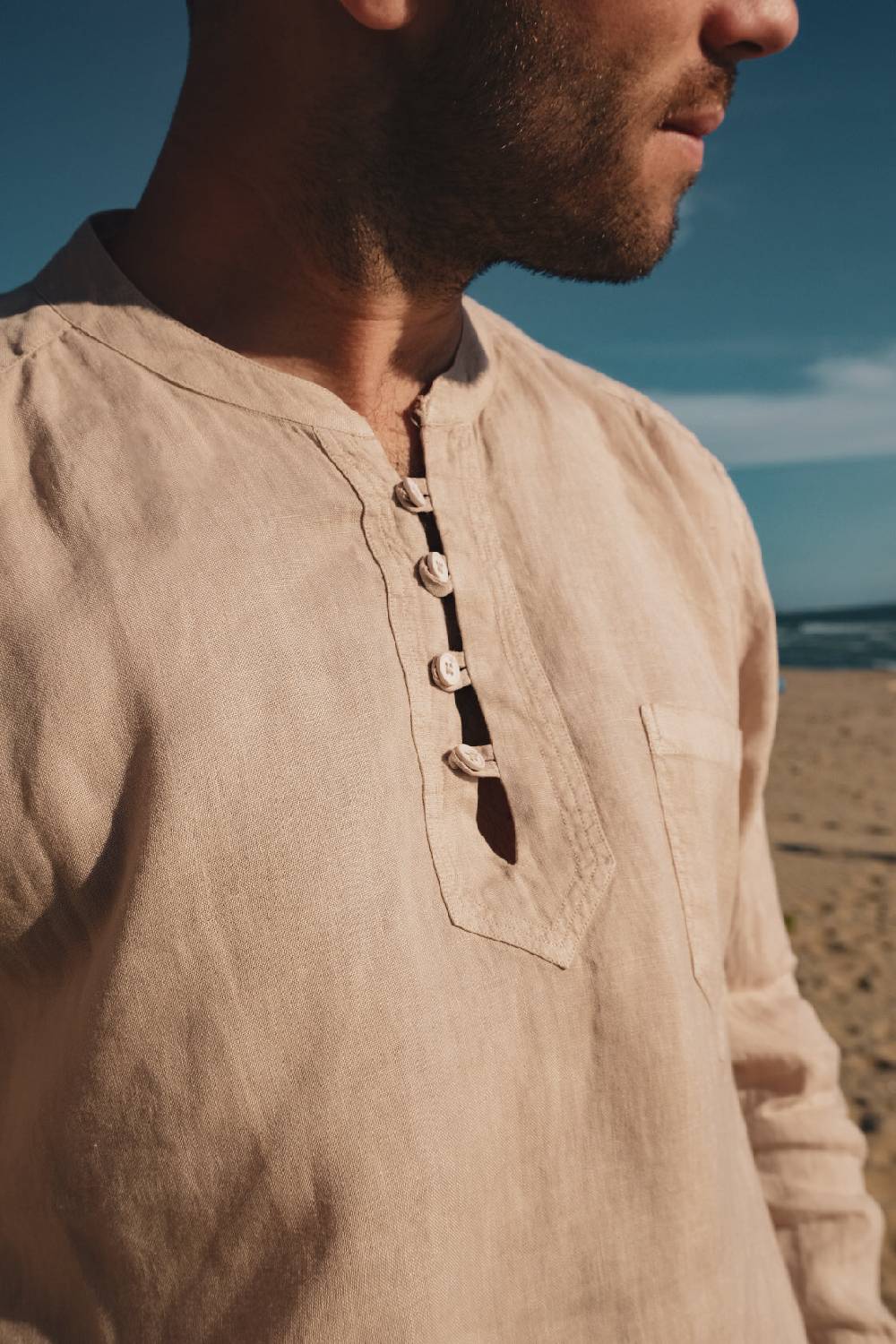 Portofiori POLO CAMICIA KOREA PURO LINO I Più Venduti