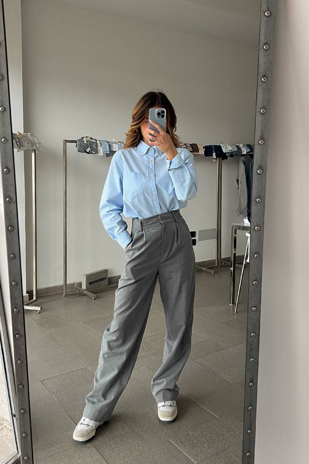 Portofiori CAMICIA OXFORD Saldi Di Fabbrica