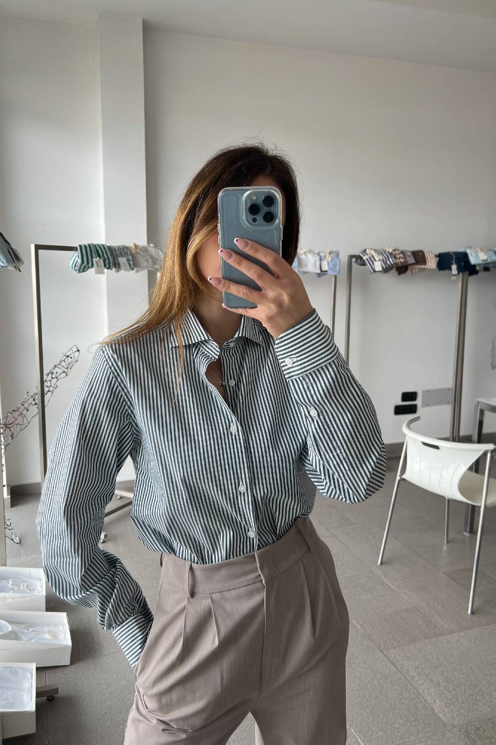 Portofiori CAMICIA FANTASIA COTONE Vendite Flash