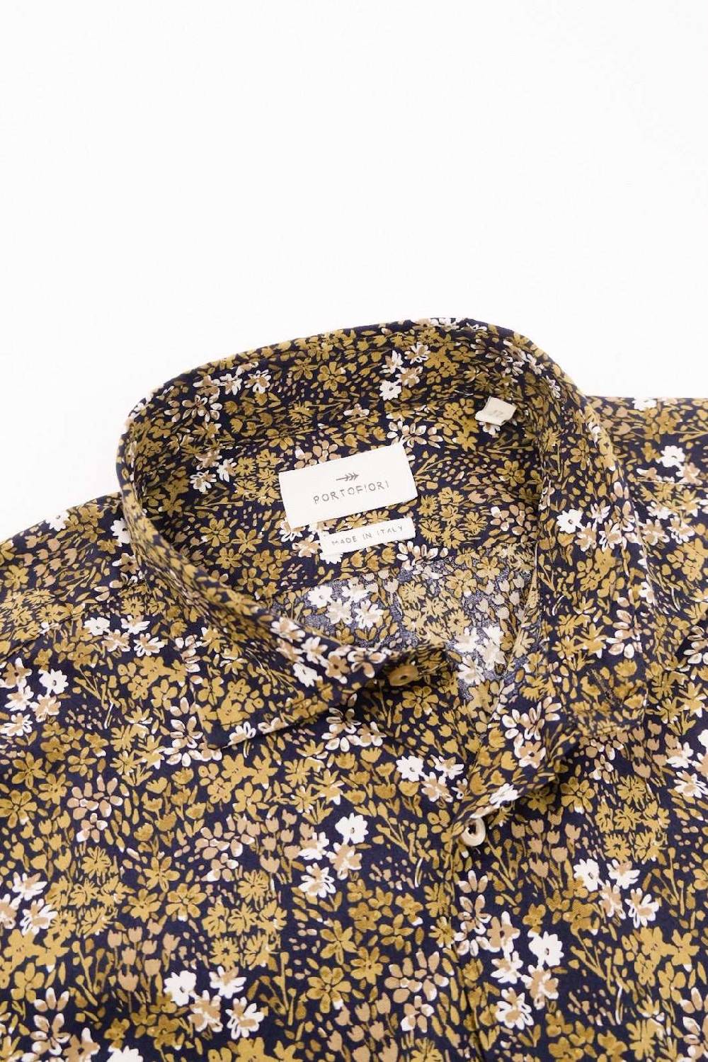 Portofiori CAMICIA COTONE STAMPATA FIORI Soddisfazione Garantita