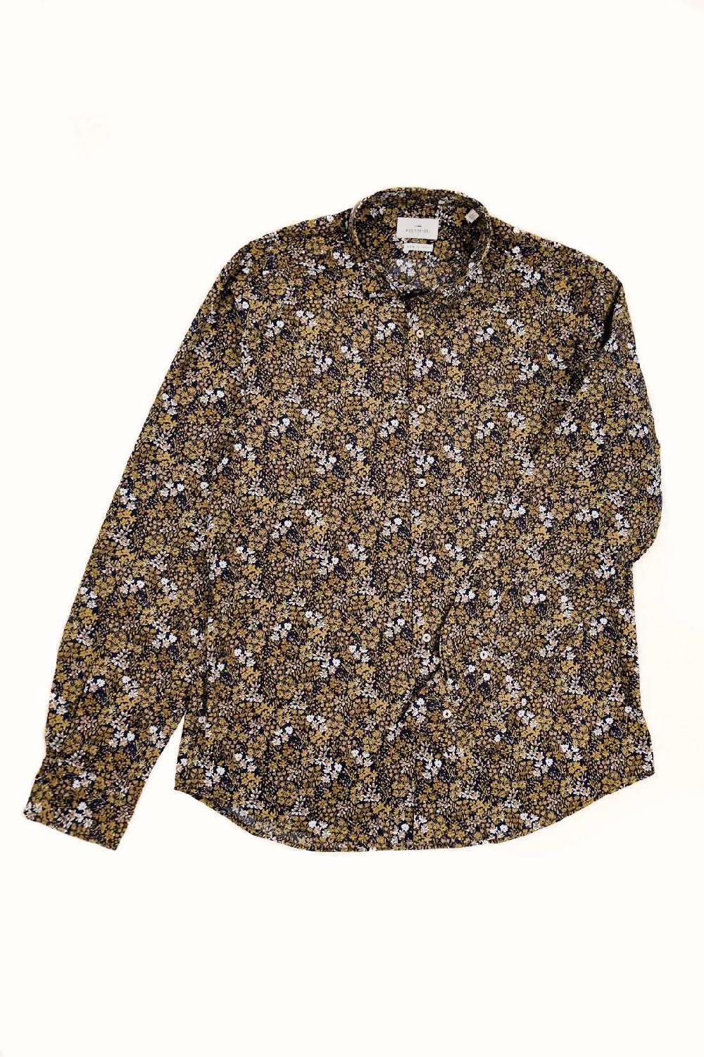 Portofiori CAMICIA COTONE STAMPATA FIORI Soddisfazione Garantita