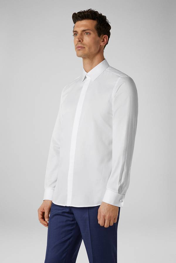Pull Pal Zileri Camicia in puro cotone della linea Cerimonia con micro disegnature Online