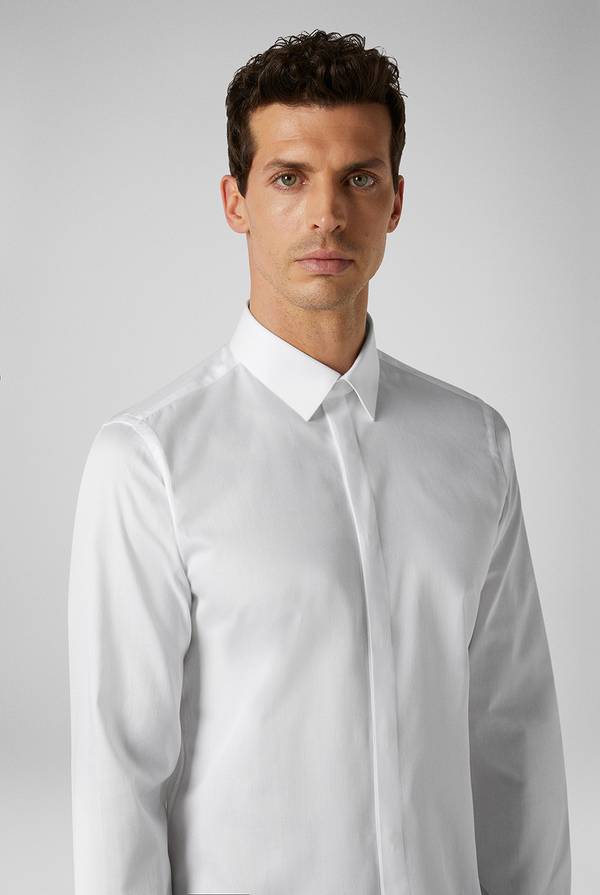 Pull Pal Zileri Camicia in puro cotone della linea Cerimonia con micro disegnature Online